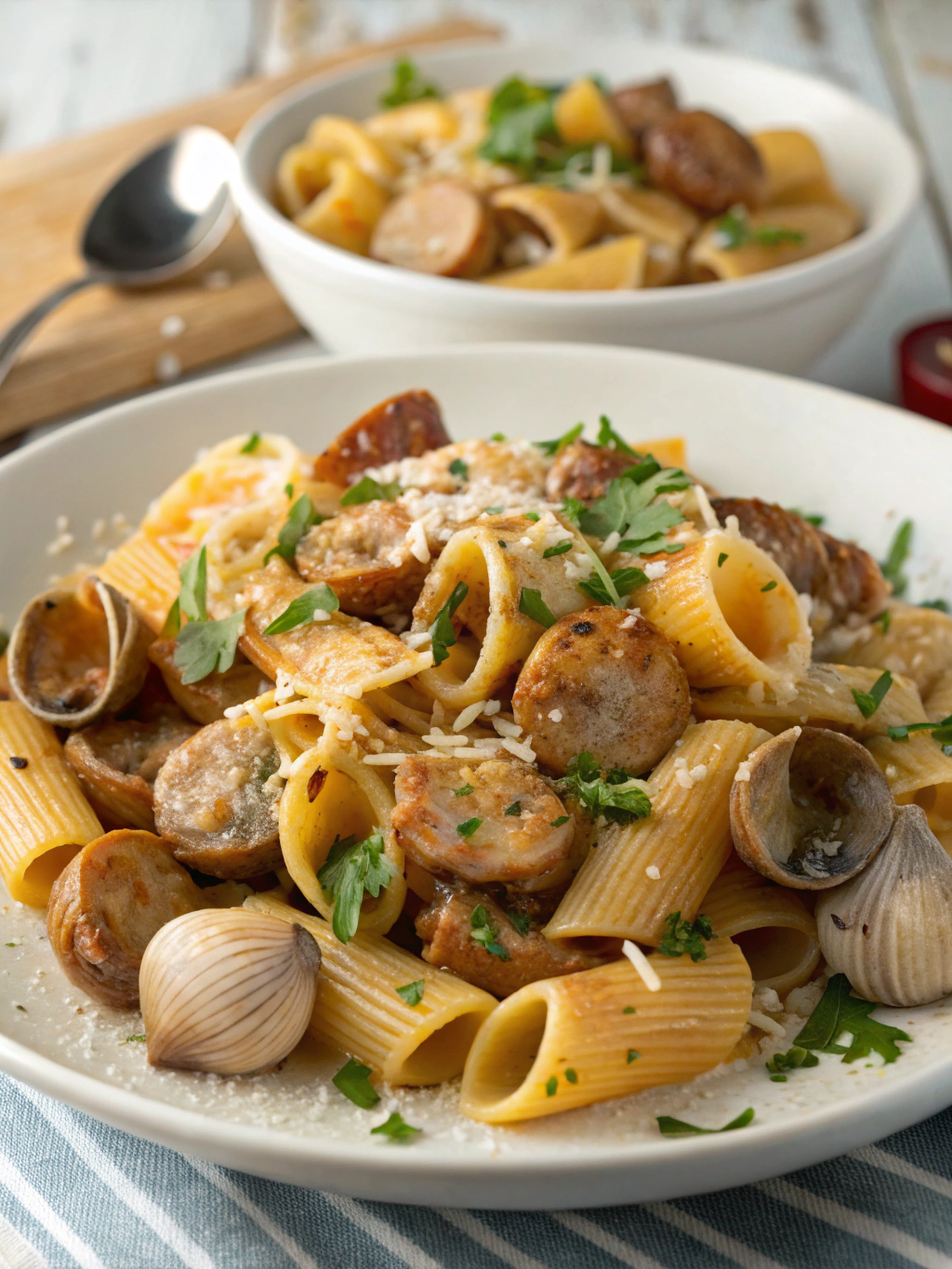 Irresistible Sausage & Seashells Pasta Bake (Family Favorite!)