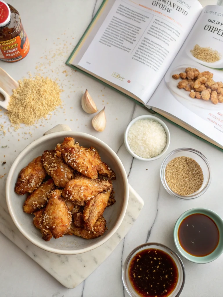 Irresistible Sesame Chicken Wings (Better Than Takeout!) ingredients