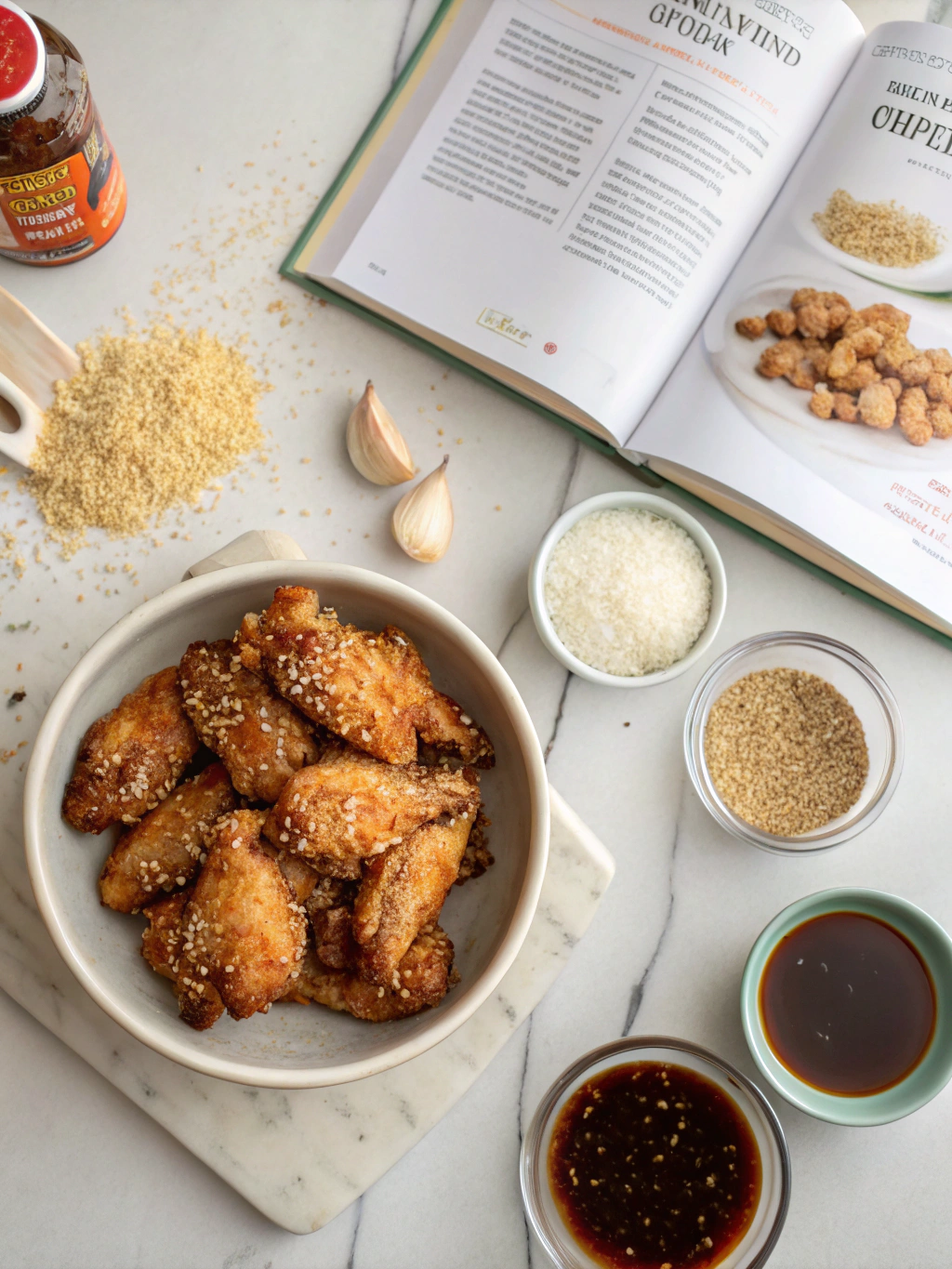 Irresistible Sesame Chicken Wings (Better Than Takeout!) ingredients