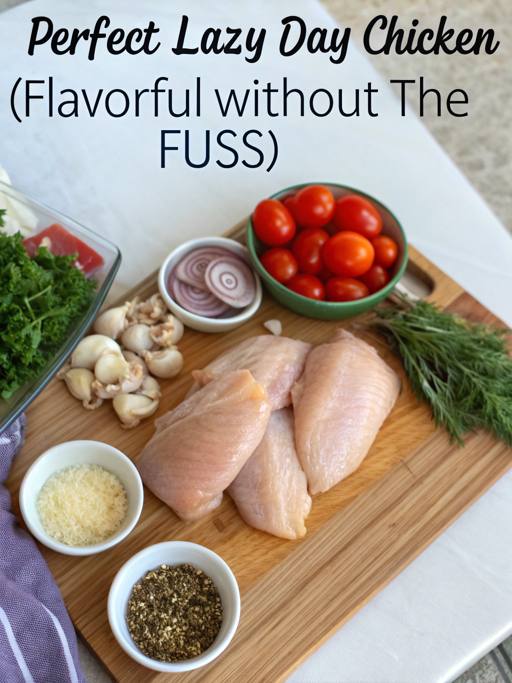 Perfect Lazy Day Chicken (Flavorful Without The Fuss!) ingredients