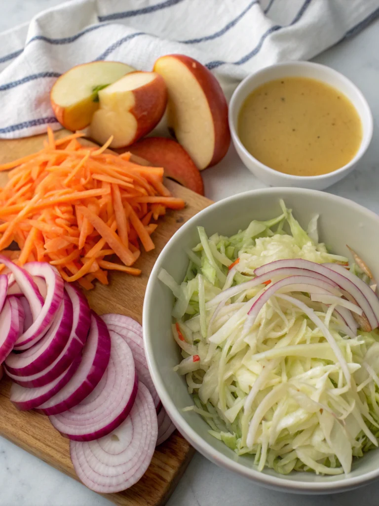 Tangy Homemade Kraut Salad (Better Than Store-Bought!) ingredients