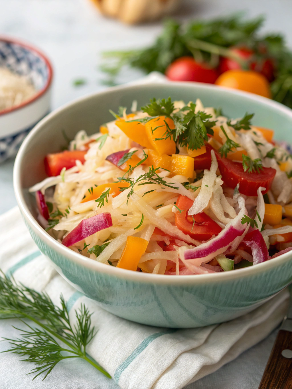 Tangy Homemade Kraut Salad (Better Than Store-Bought!)