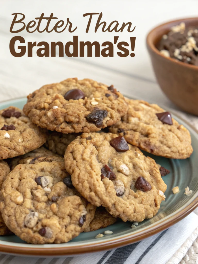 Ultimate Chewy Oatmeal Cookies (Better Than Grandma's!)