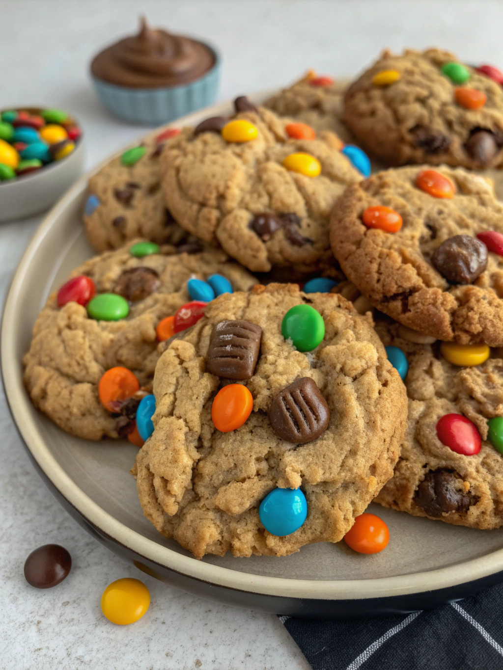 Ultimate Monster Cookies (Packed with M&Ms and Peanut Butter!)