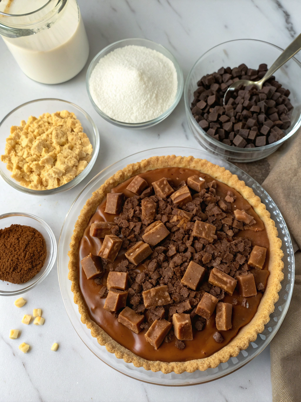 Decadent Heath Bar Toffee Pie (Better Than Restaurant!) ingredients