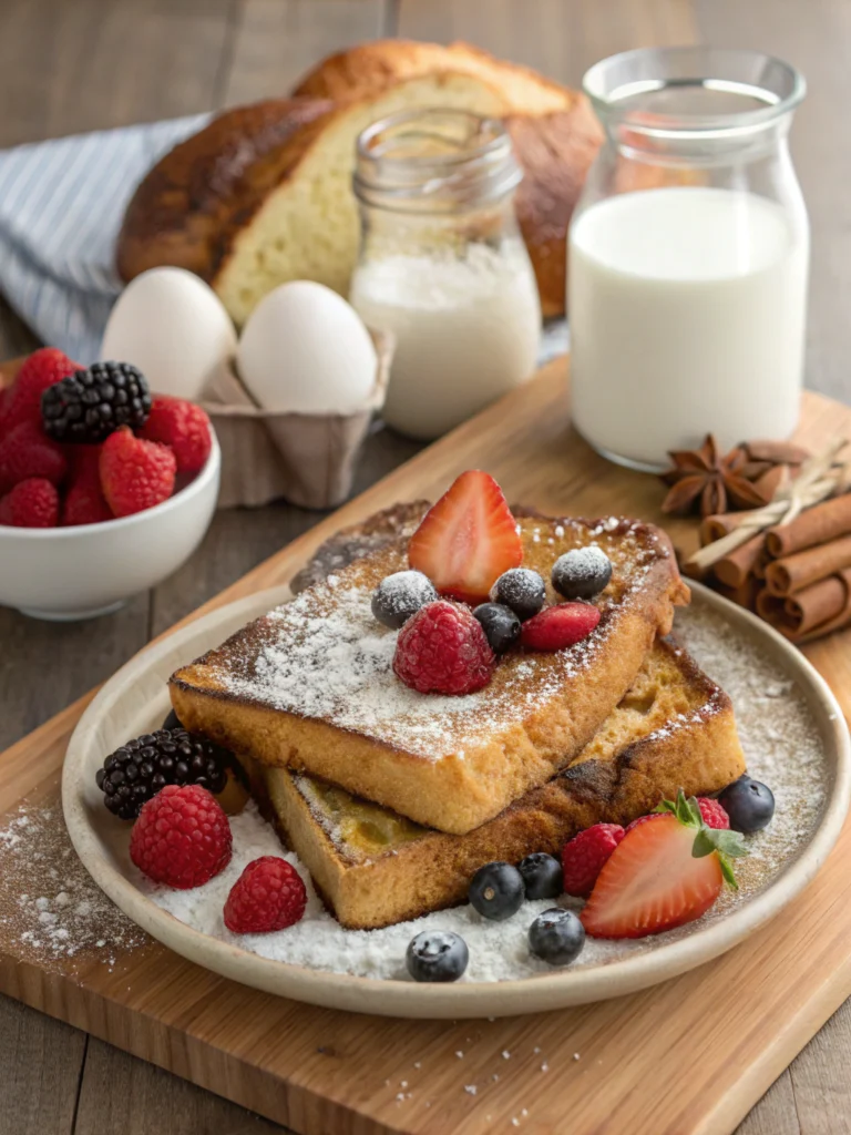 Divine Victorian Baked French Toast (Brunch Perfection!) ingredients