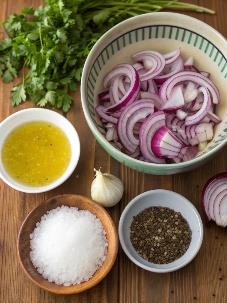 Homemade Onion Dressing That Transforms Any Salad ingredients