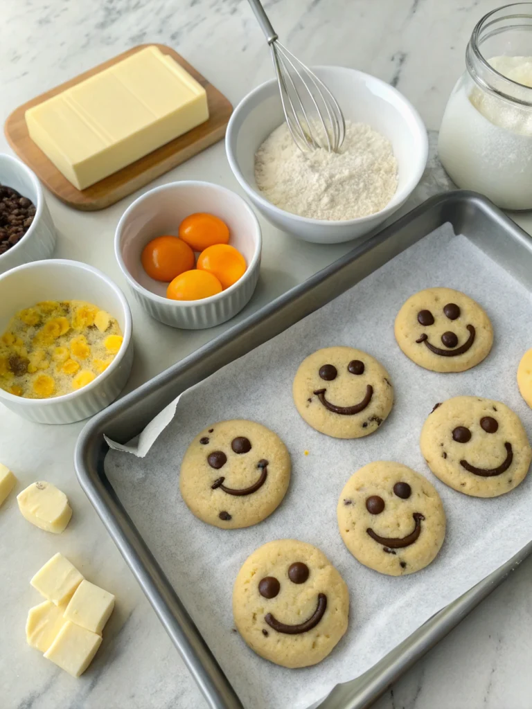 Irresistible Happy Face Cookies (Kids Go Crazy For These!) ingredients