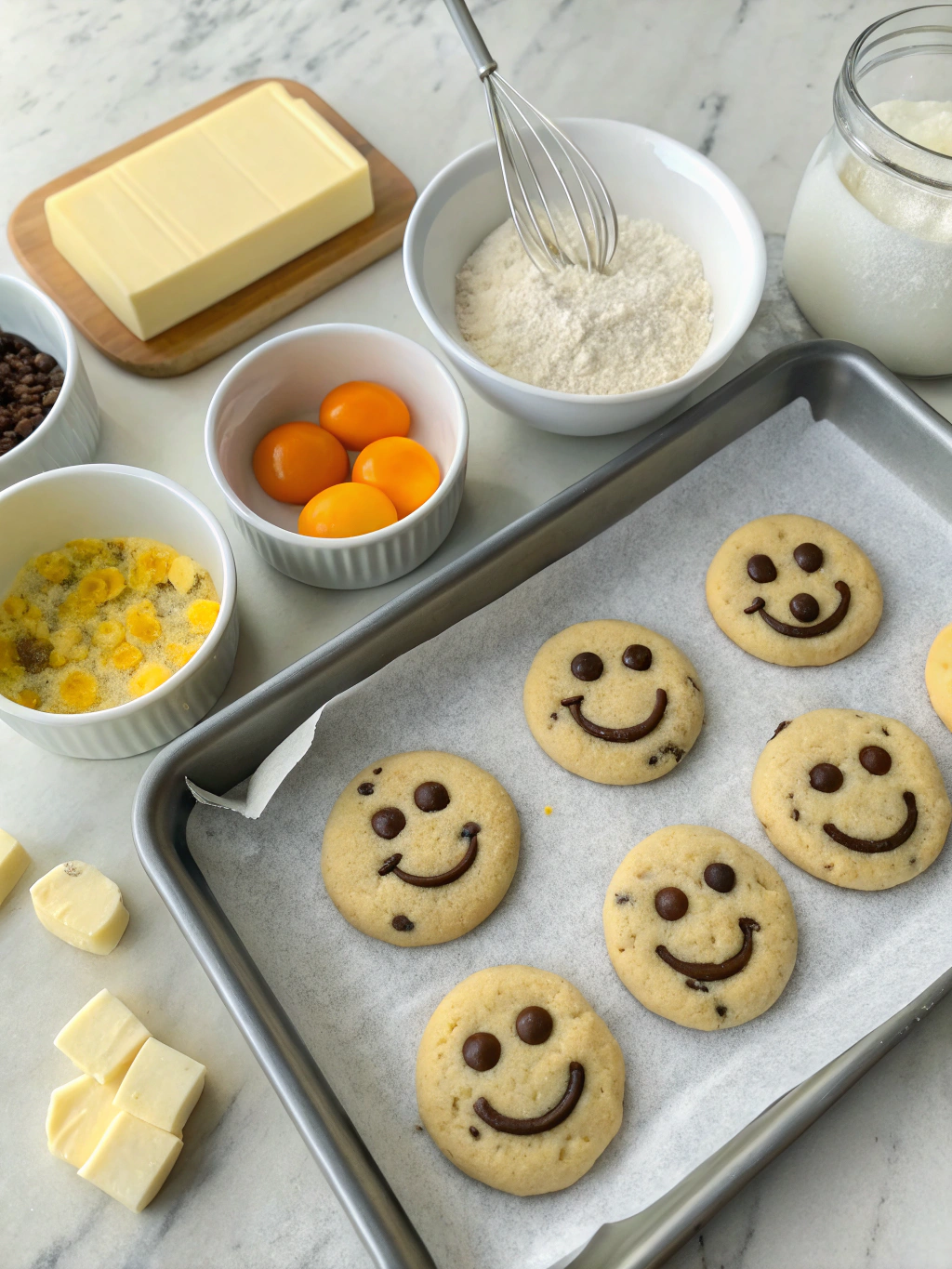 Irresistible Happy Face Cookies (Kids Go Crazy For These!) ingredients