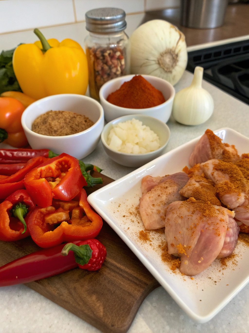 Irresistible Spicy Voodoo Chicken (Restaurant-Quality!) ingredients