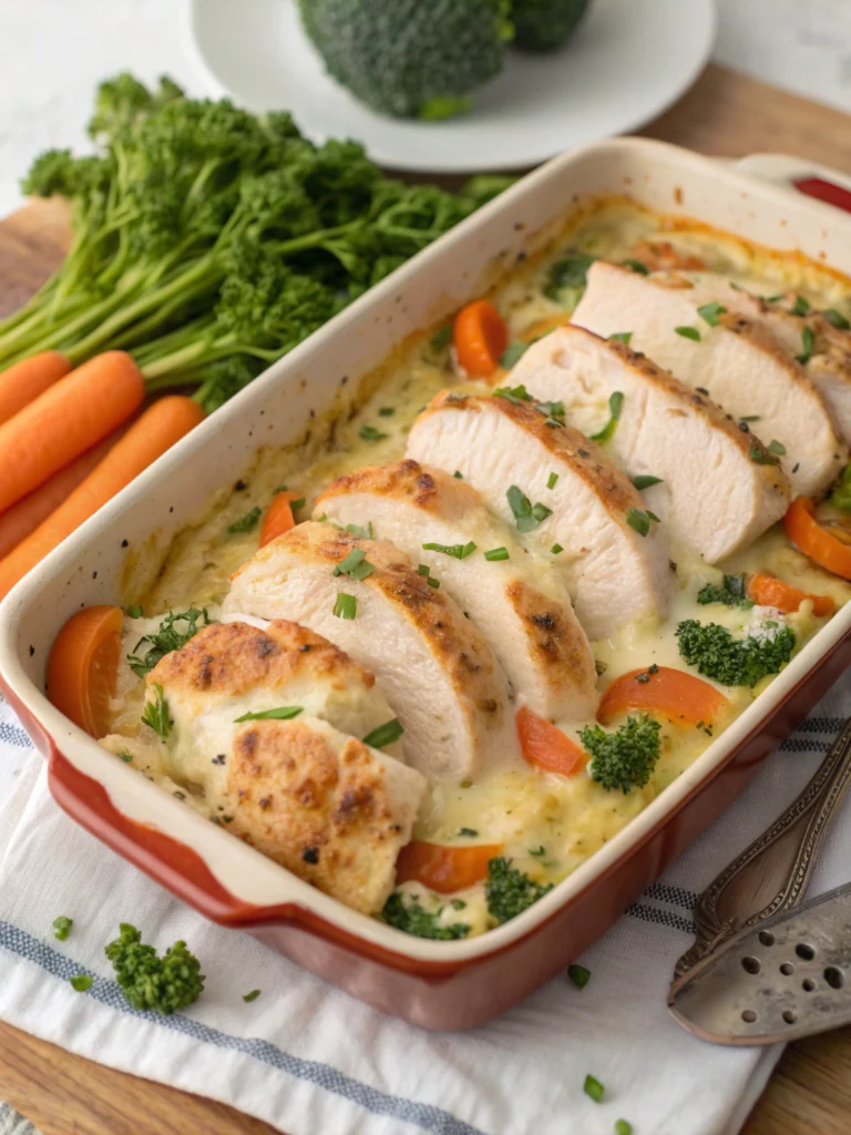 Supreme Swiss Chicken Casserole (Melt-In-Your-Mouth Delicious!) ingredients
