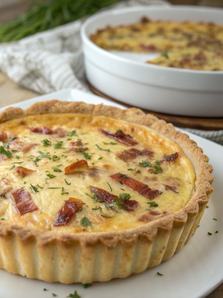 classic french quiche lorraine recipe
