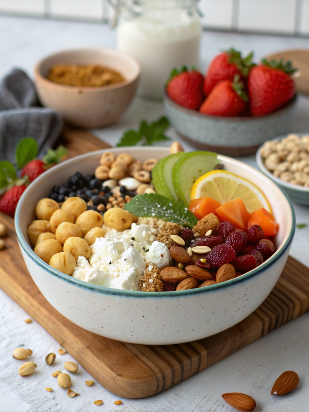 cottage cheese bowl suhoor ingredients