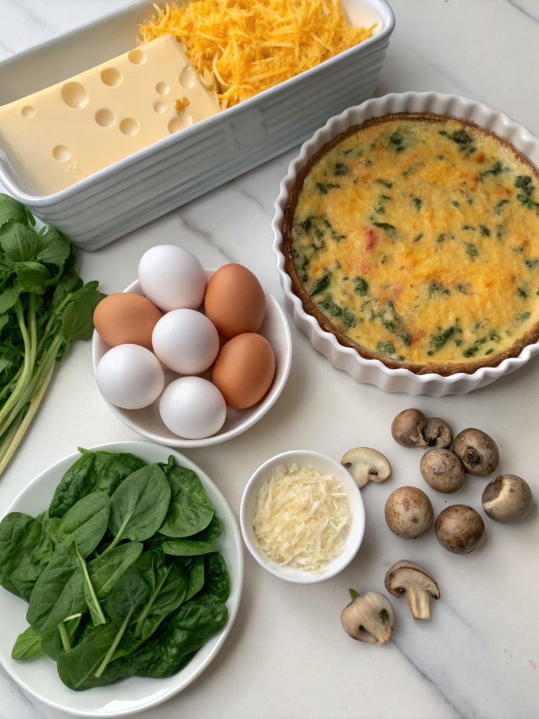 crustless quiche keto low carb ingredients