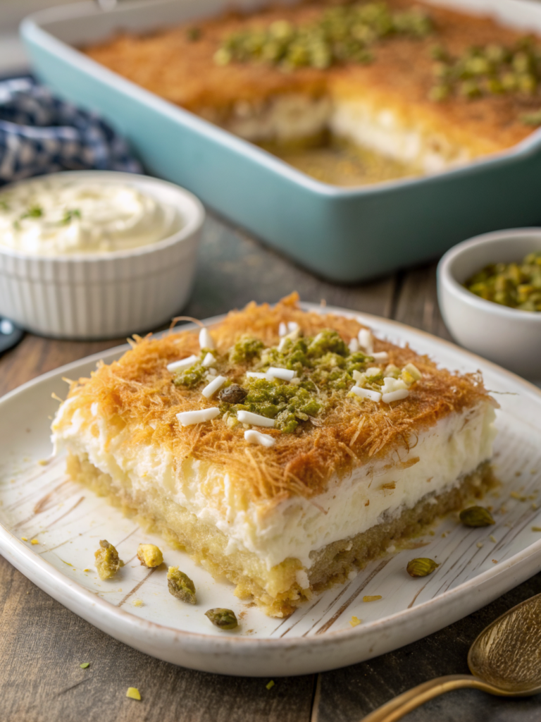 kunafa cheese dessert ramadan