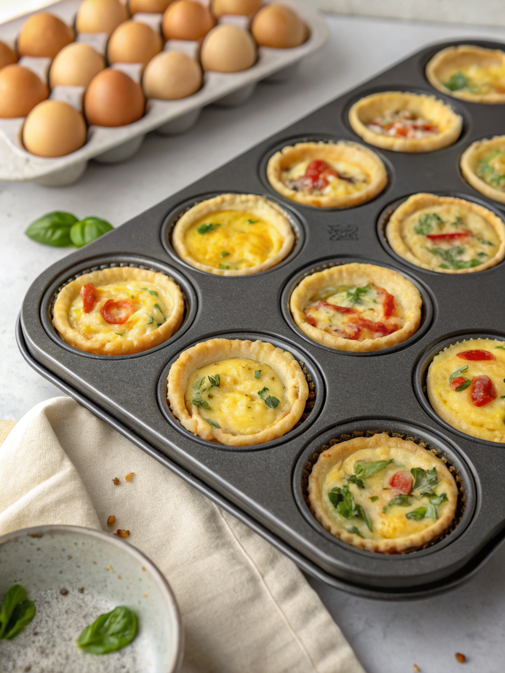 mini quiche appetizer party bites ingredients