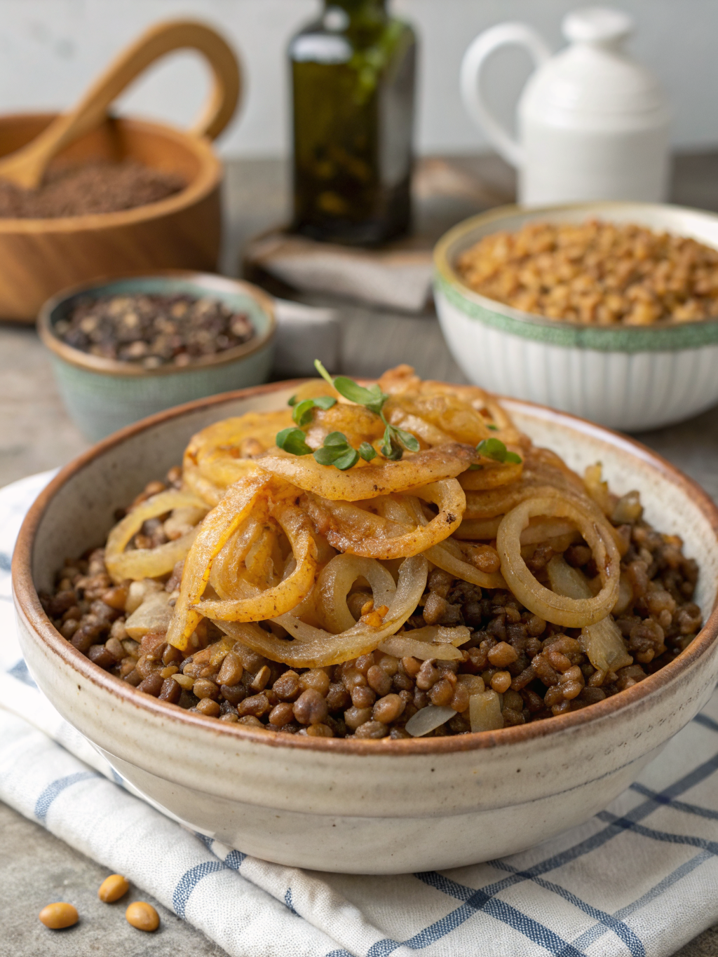 mujaddara lentil rice iftar