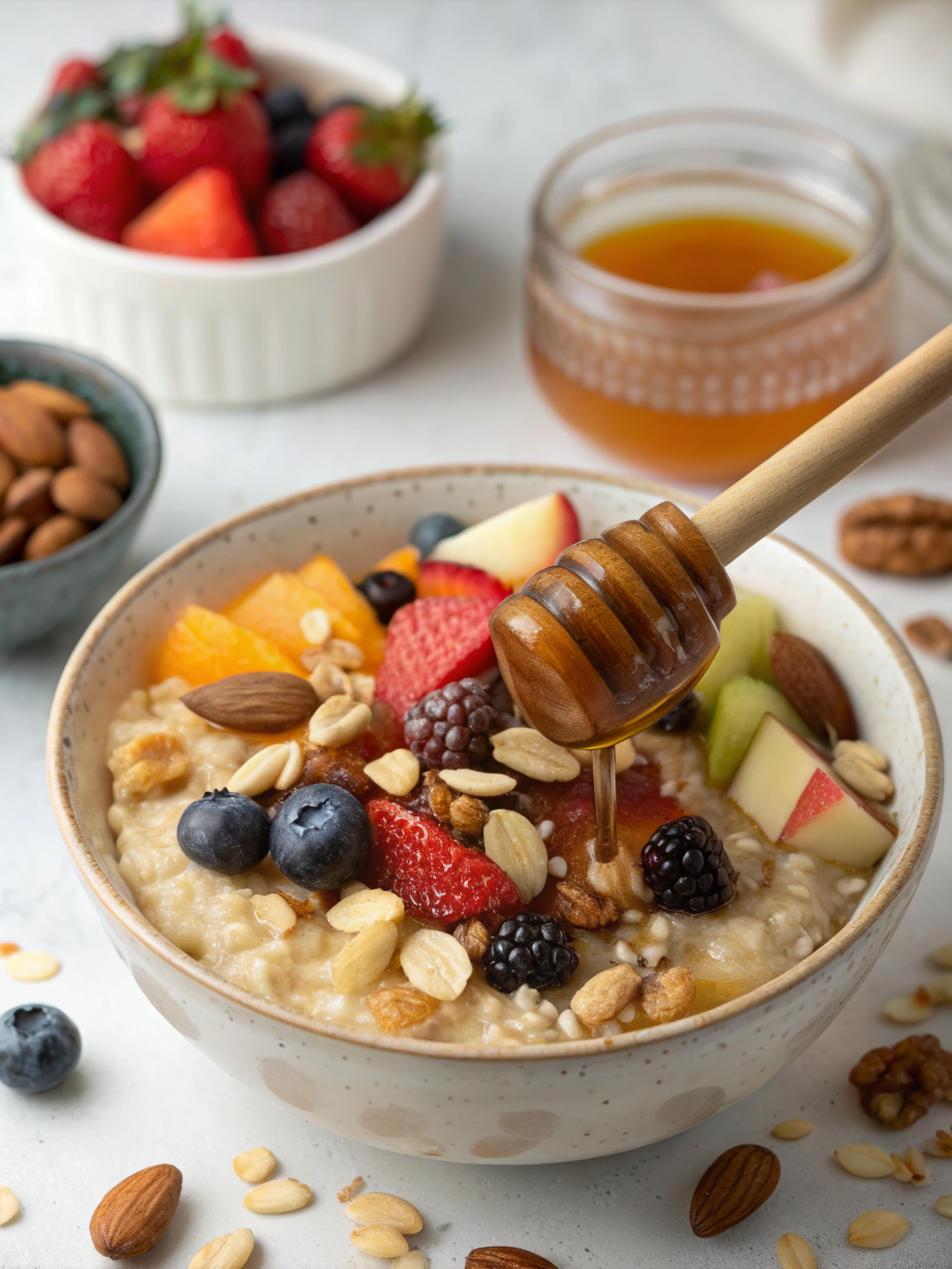 oatmeal dates almonds suhoor