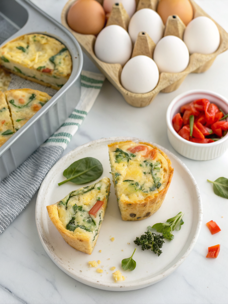 quiche cups meal prep freezer friendly