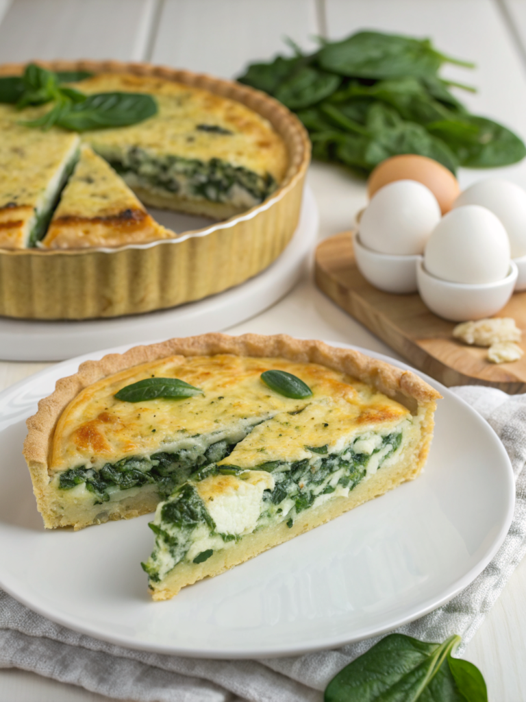 quiche florentine spinach classic ingredients