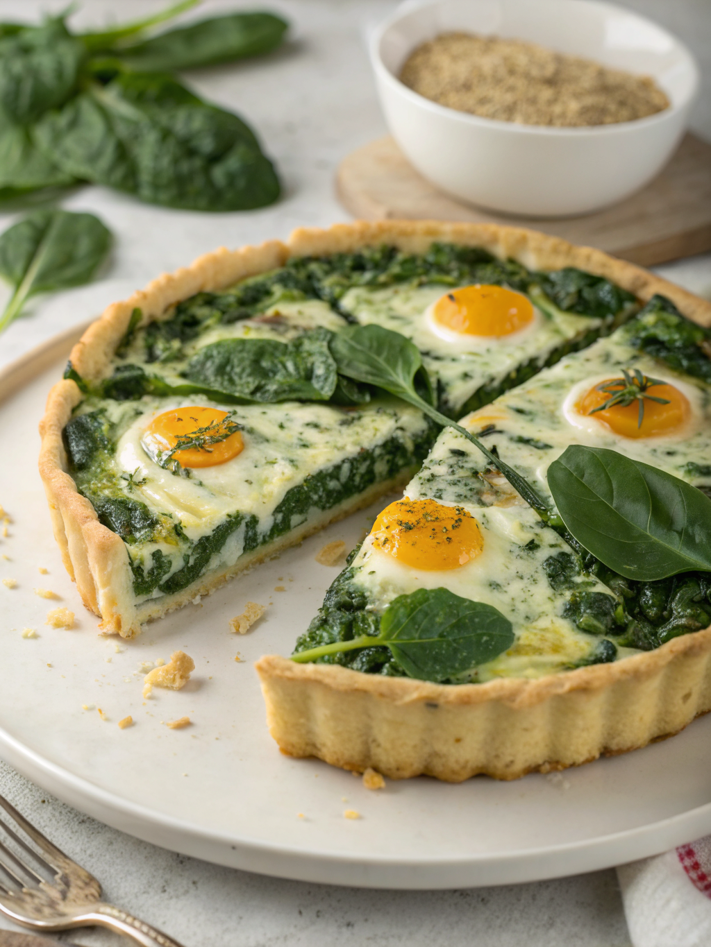 quiche florentine spinach classic