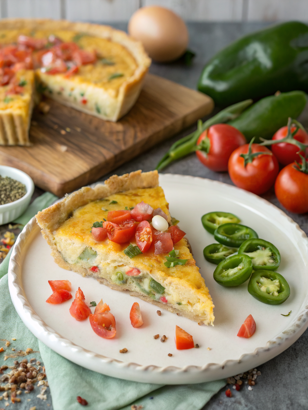 southwest quiche black bean corn ingredients