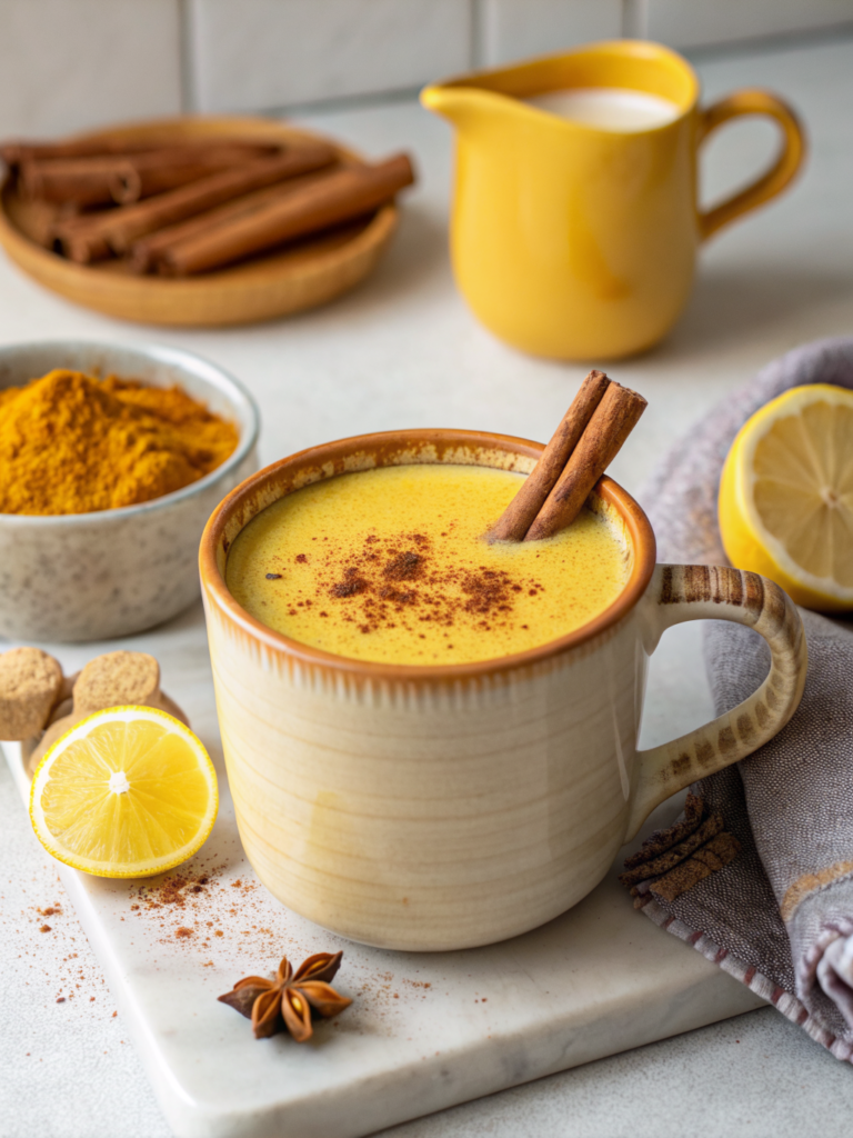 turmeric golden milk suhoor