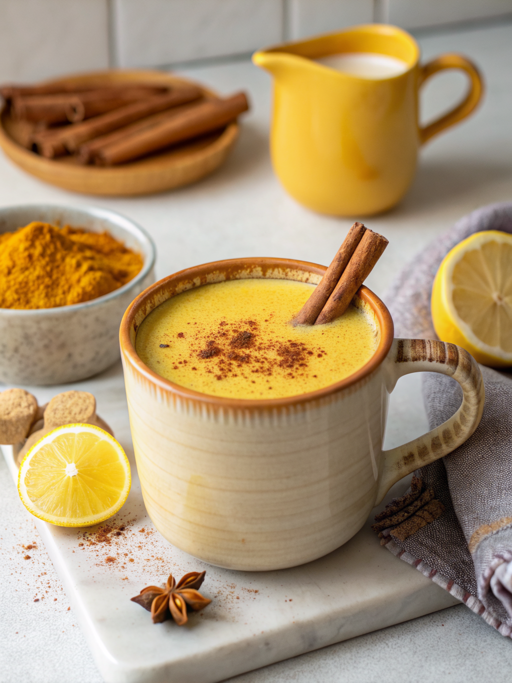 turmeric golden milk suhoor