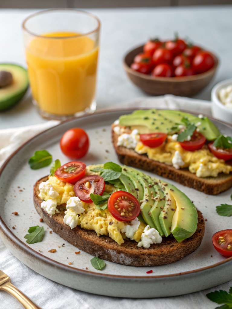 egg avocado toast suhoor