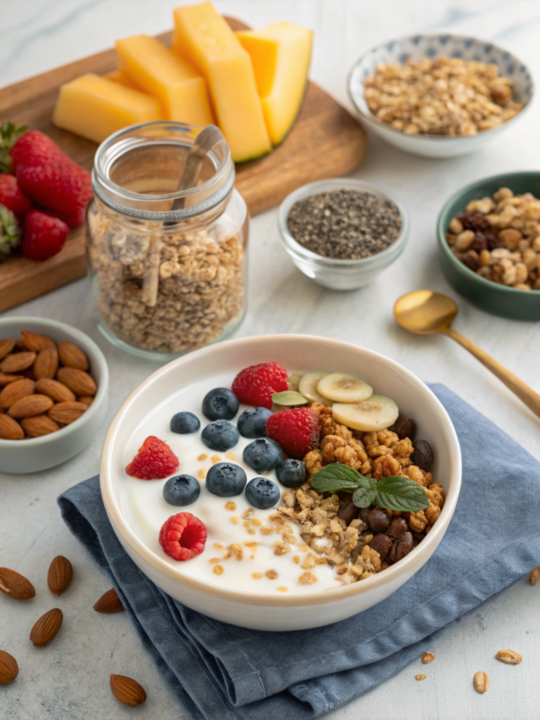 greek yogurt parfait suhoor ingredients