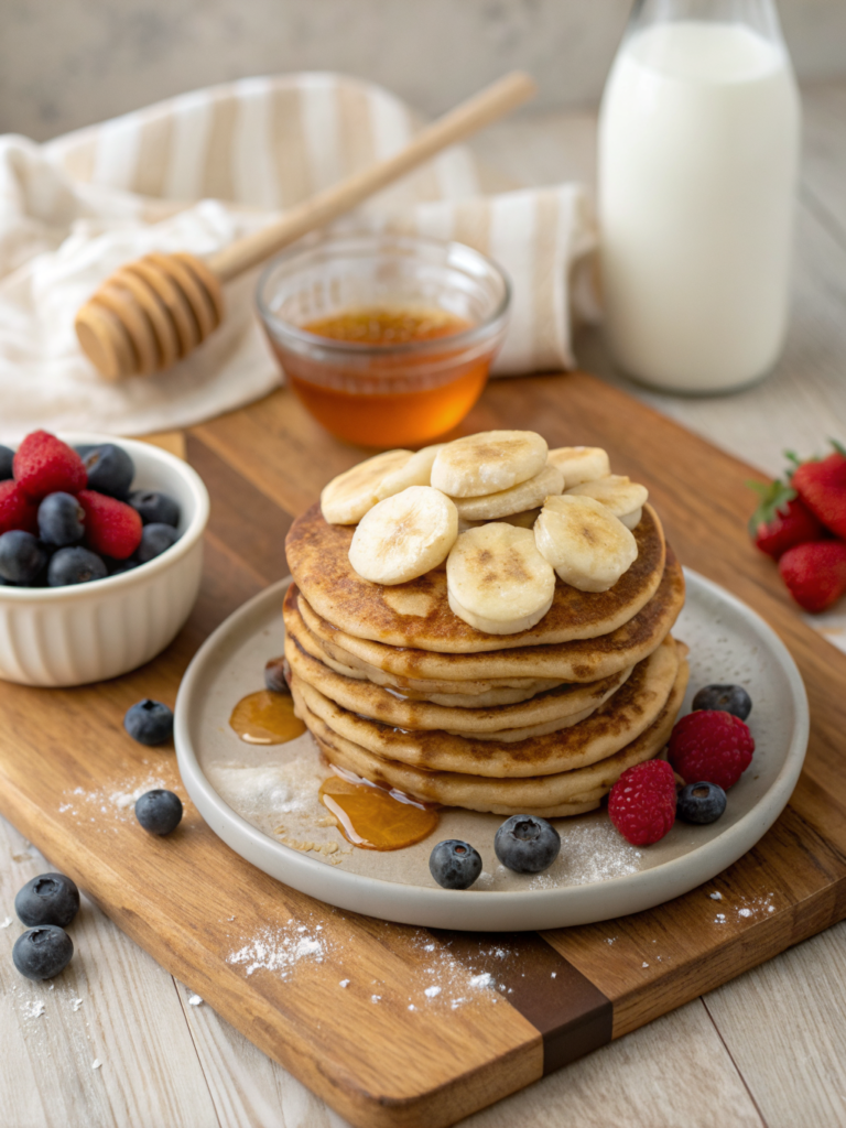 whole wheat banana pancakes suhoor ingredients